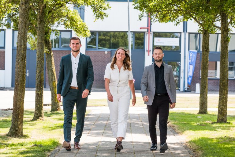 Team van Metafoor Software in gesprek
