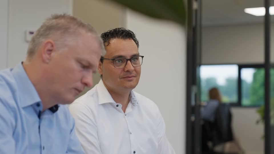Collega's van Metafoor Software op kantoor in Dronten